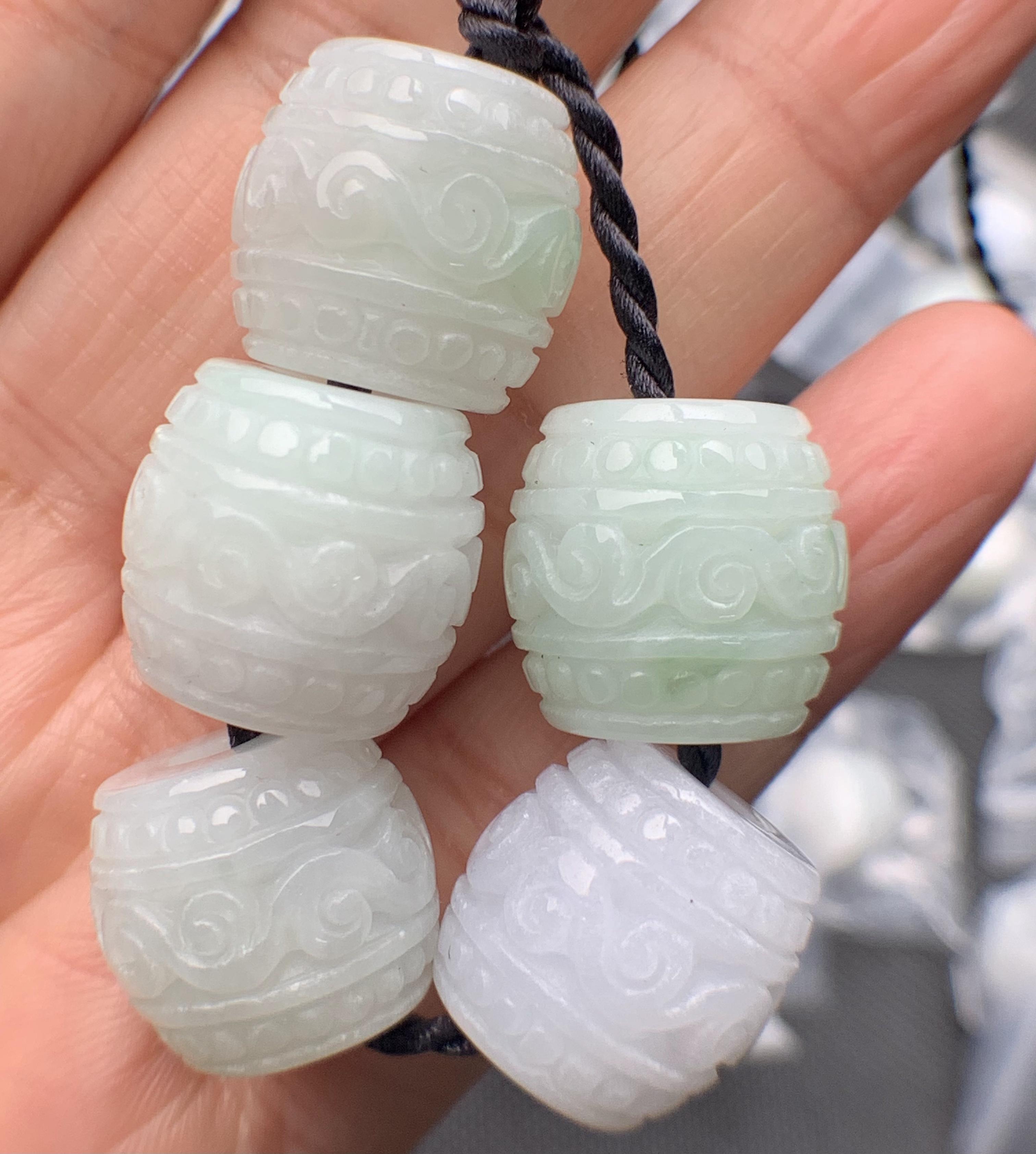 Lu thống chiêu tài ngọc phỉ thúy tự nhiên Jadeite A