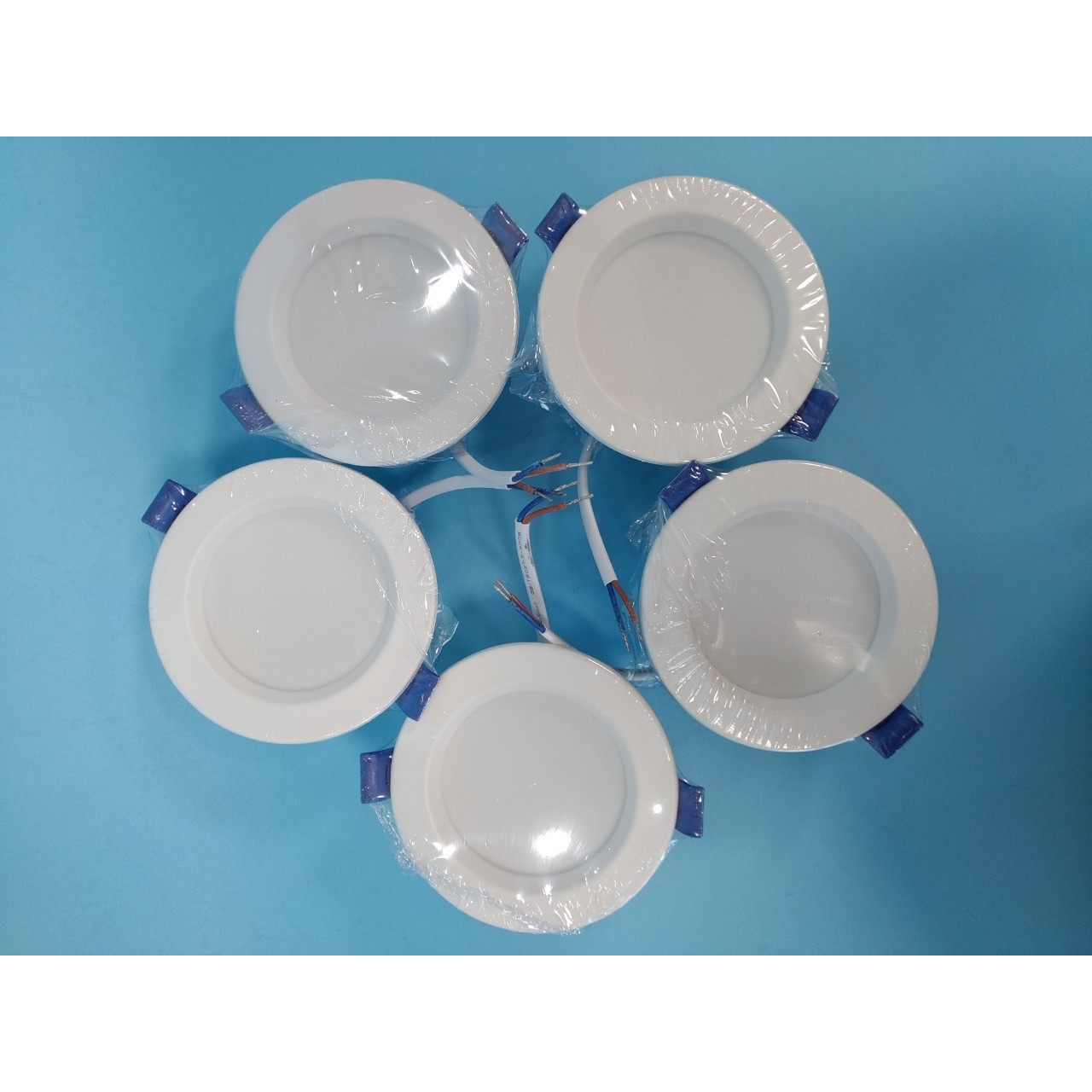 Bộ 5 đèn Led âm trần 7w ánh sáng trắng