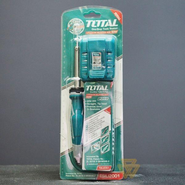 MÁY HÀN CHÌ PIN 20V 40W TOTAL TSILI2001 - HÀNG CHÍNH HÃNG