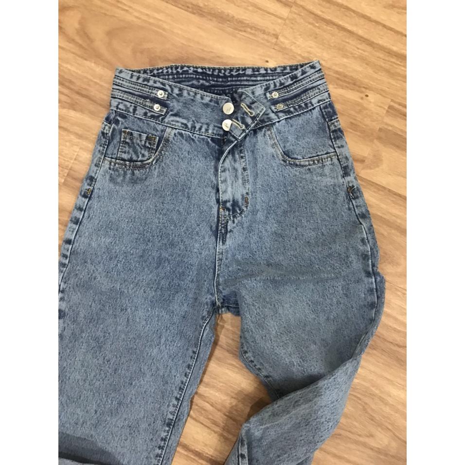 Quần baggy - quần jean baggy nữ cạp cao MaiAnh.88 phong cách Street style