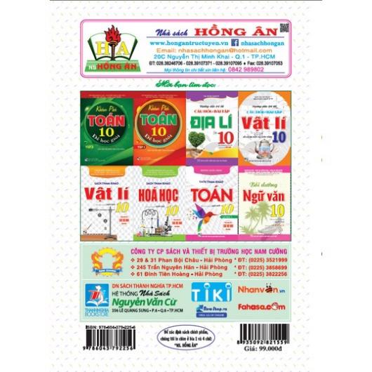 SÁCH - Tự học giỏi hoá học 10