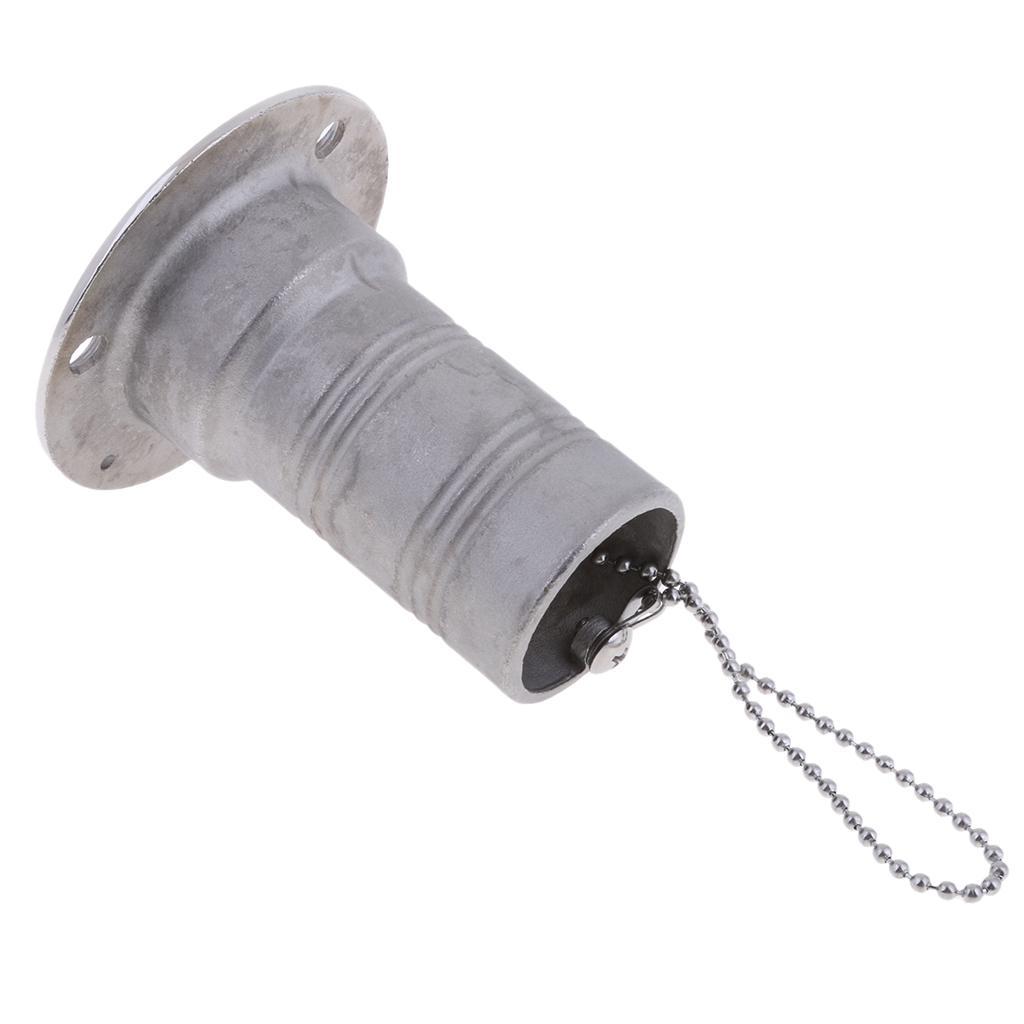 Boat Deck Filler 1-1/2" Water - Tank Deck Fill Marine 316 Stainless Steel