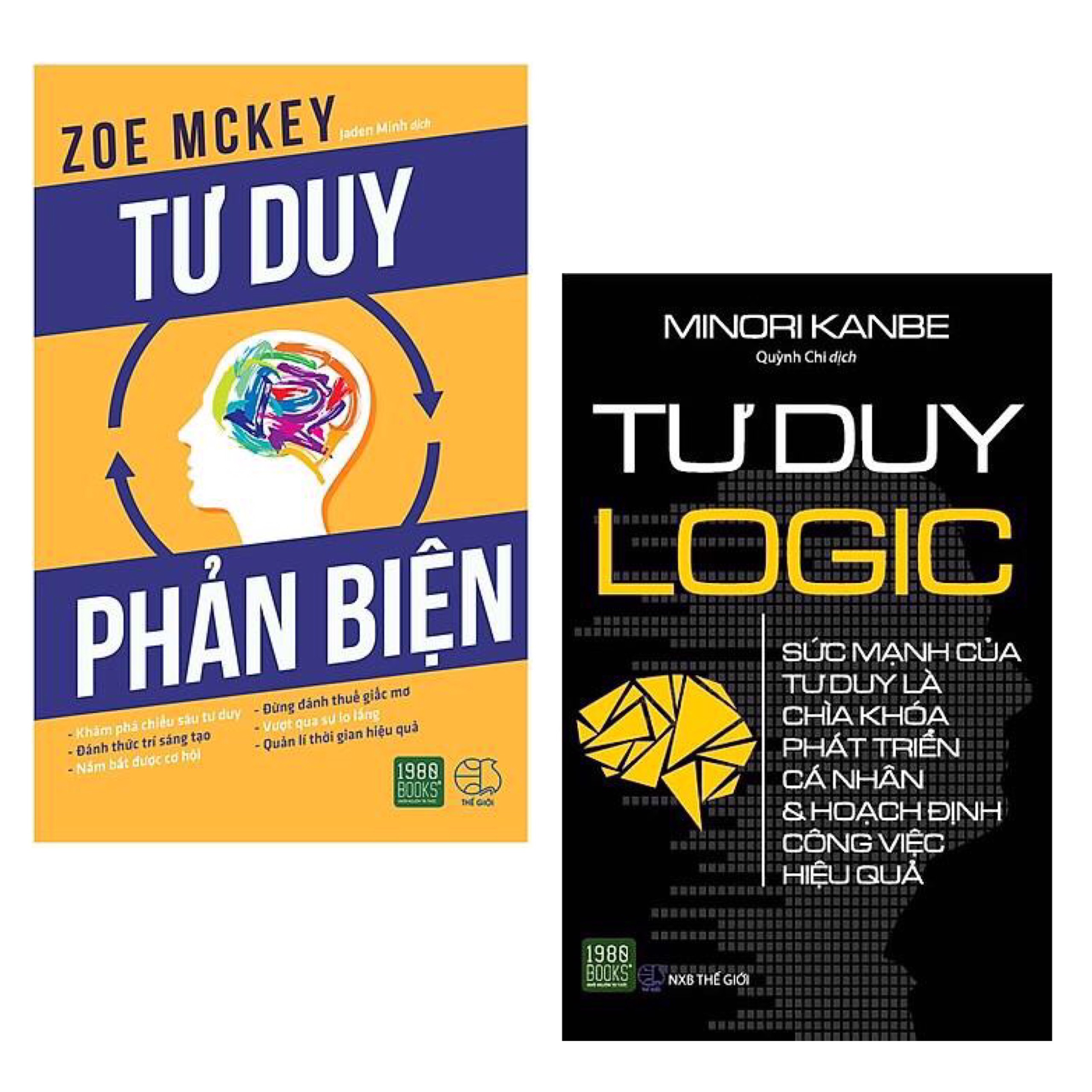 Combo Sách Kỹ Năng Làm Việc Hay Và Hiệu Quả: Tư Duy Logic + Tư Duy Phản Biện