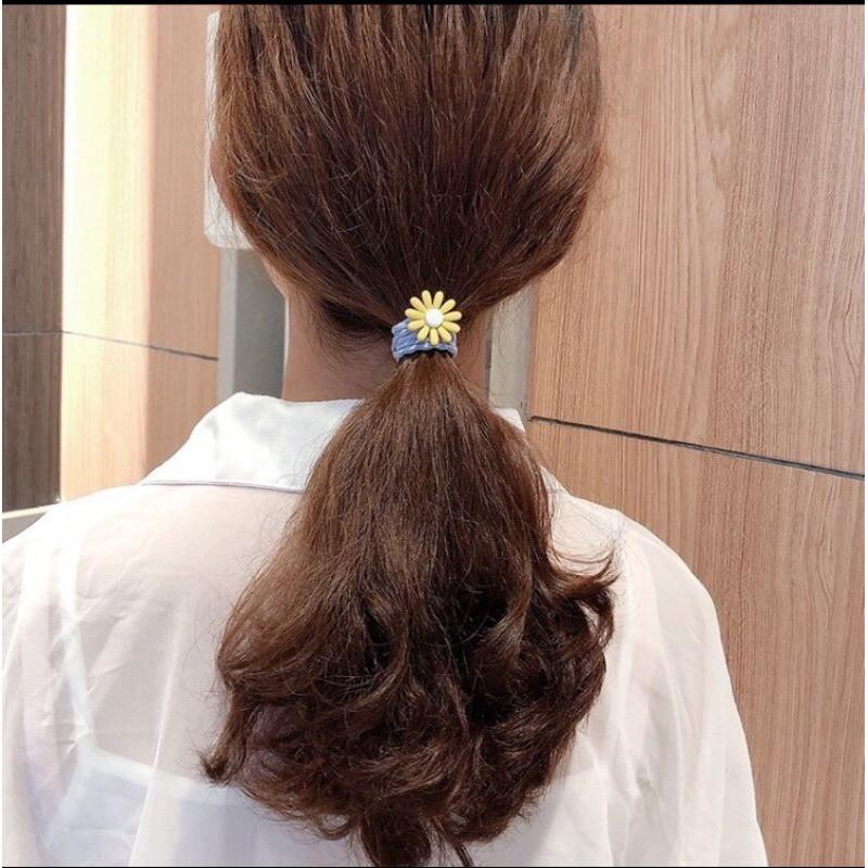 Dây Buộc Tóc Bông Cúc Siêu Hot