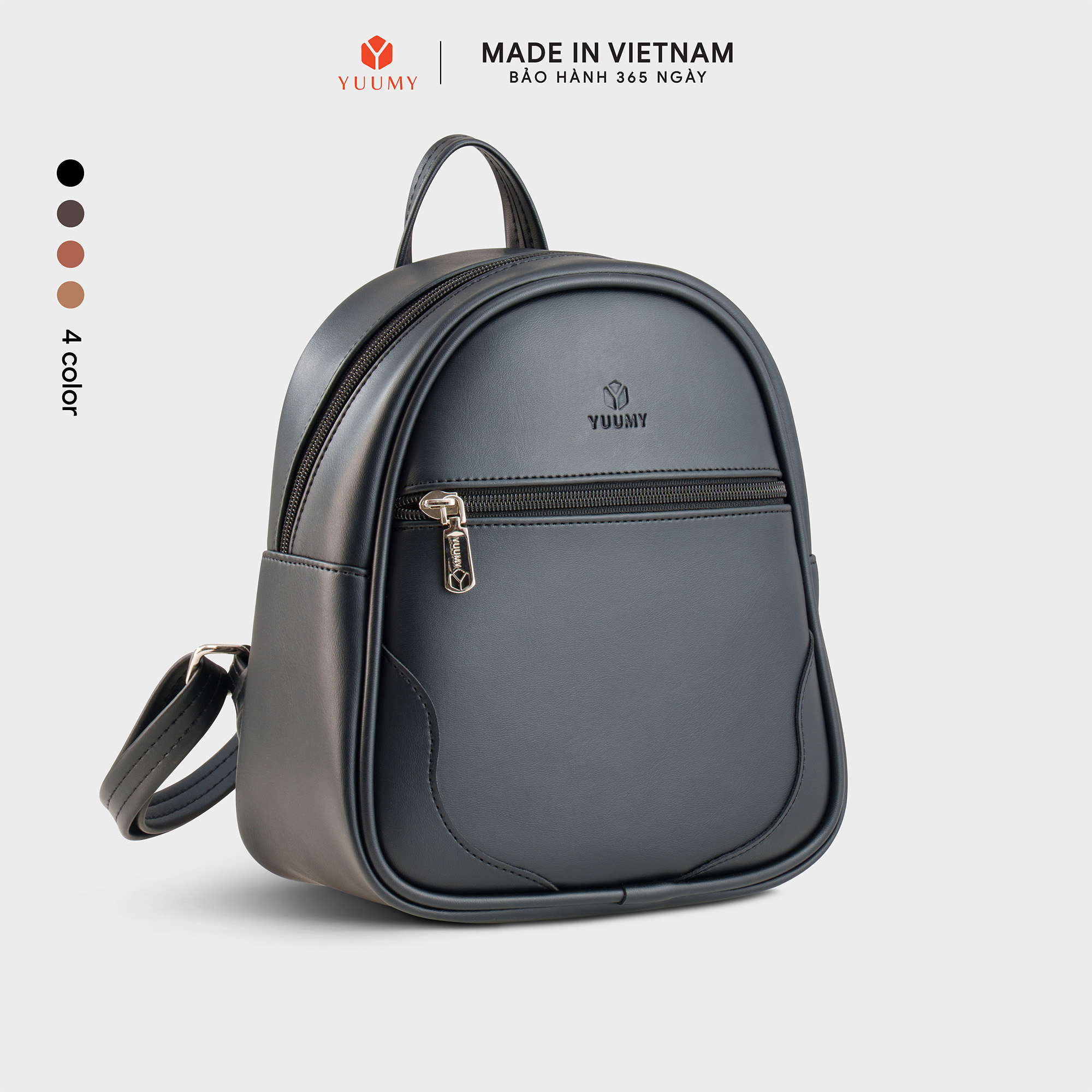 Balo Yuumy ( Thời trang nữ mini dáng tròn - Balo da Liberal YBA115 )