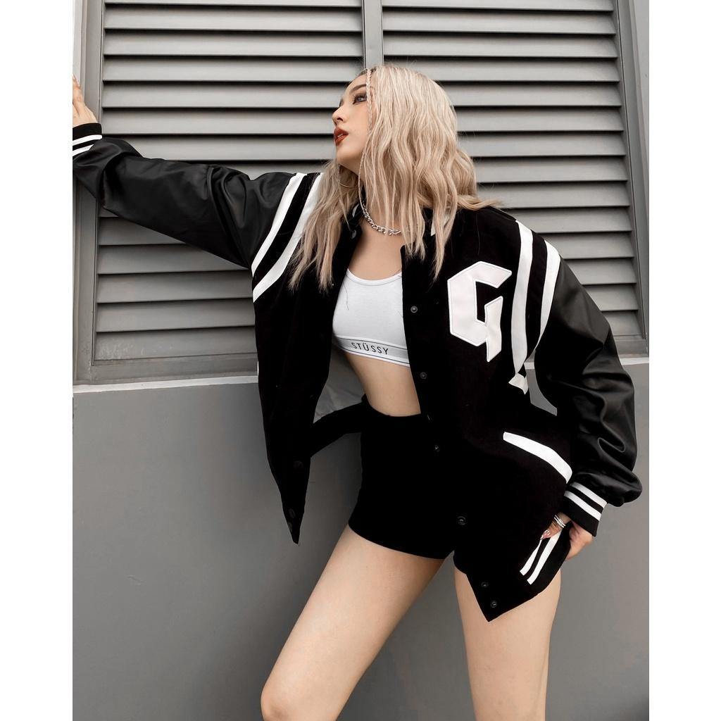 Áo Khoác Form Rộng Jacket Varsity V19