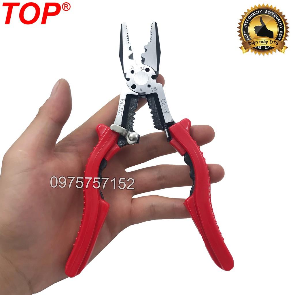 Kìm điện đa năng 8 inch - 200mm thép CR-V chính hãng TOP