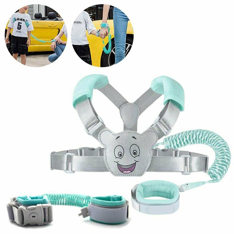 Trẻ Em Ba Lô Dây Xích Áo Dây Tập Đi Cho Bé Chống Lạc Cổ Tay Liên Kết Khóa An Toàn Dành Cho Bé Gái Bé Trai Tập Đi Cho Bé Bị Dây Dây Xích