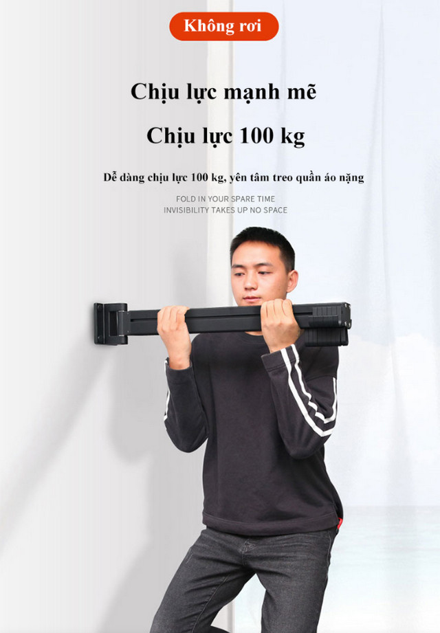 Giàn Phơi Ban Công Xếp Đa Năng Thép Chịu Lực 100kg