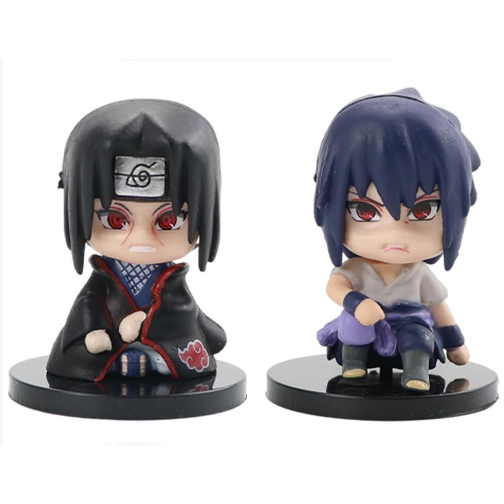 Mô hình để bàn 6 nhân vật Naruto phong cách ChiBi cao 6cm - NTR02