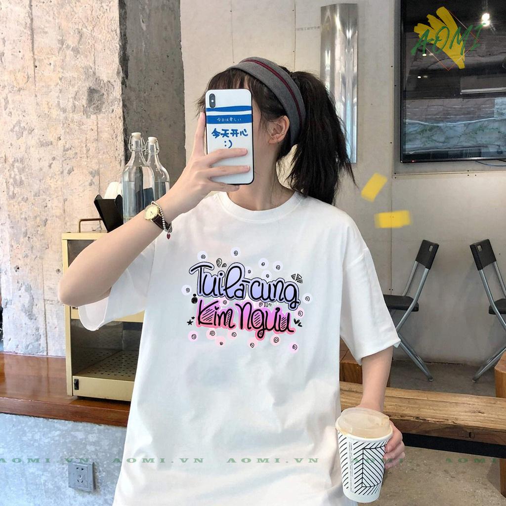 ÁO THUN UNISEX 12 cung hoàng đạo KIM NGUU PHÔNG NAM NỮ GIA ĐÌNH CẶP ĐÔI CÓ SIZE TRẺ EM AOMIVN