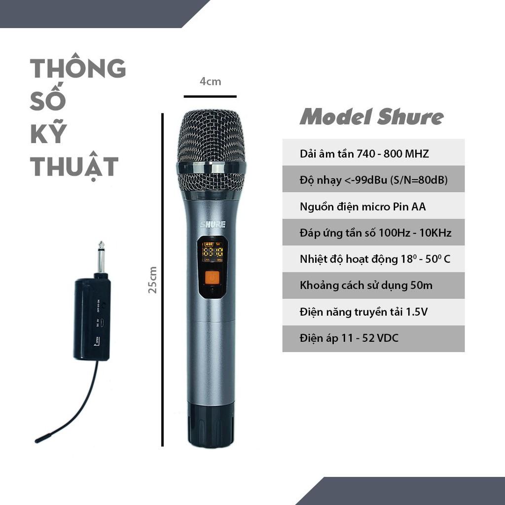 Micro Karaoke Không Dây U2000 - Toàn Thân Hợp Kim Nhôm