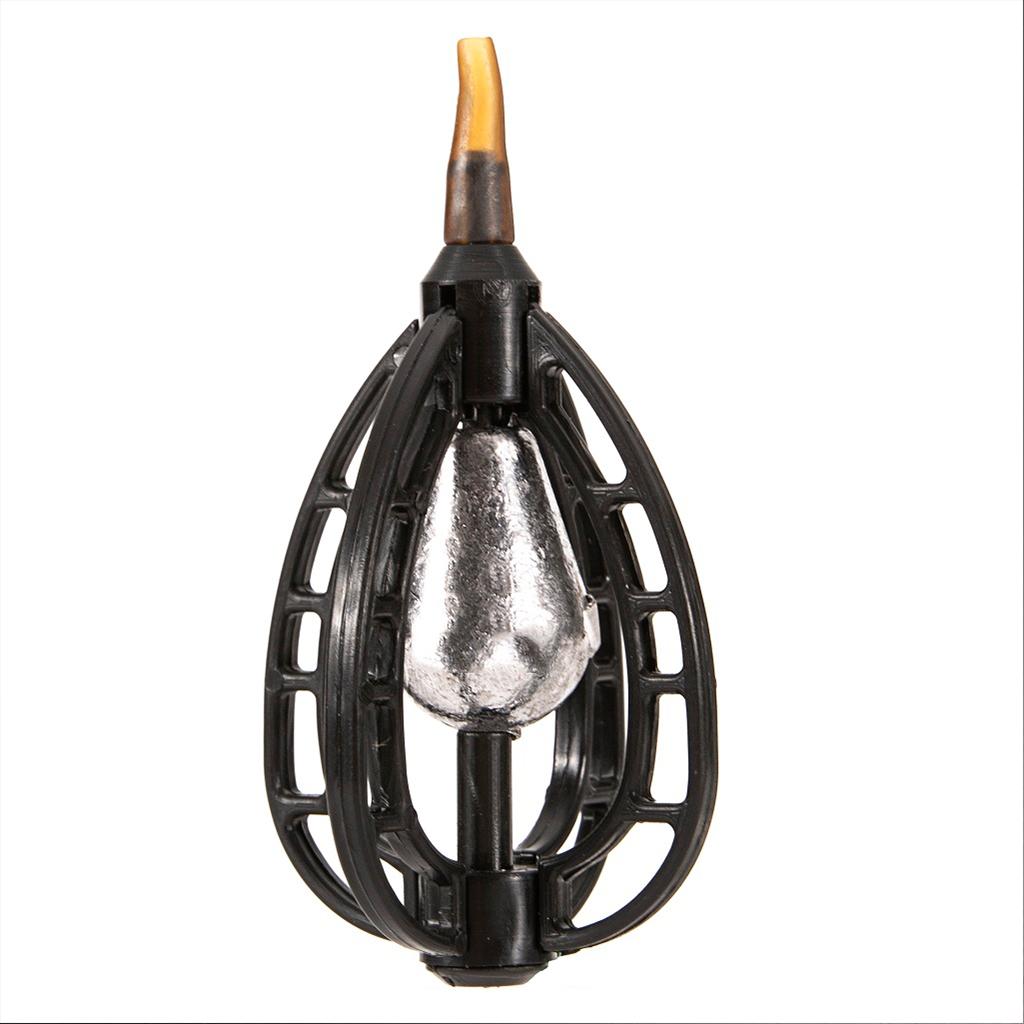 5PCS ABS Fishing Bait Cage Lure Cage Bait Fishing Basket Feeder Holder