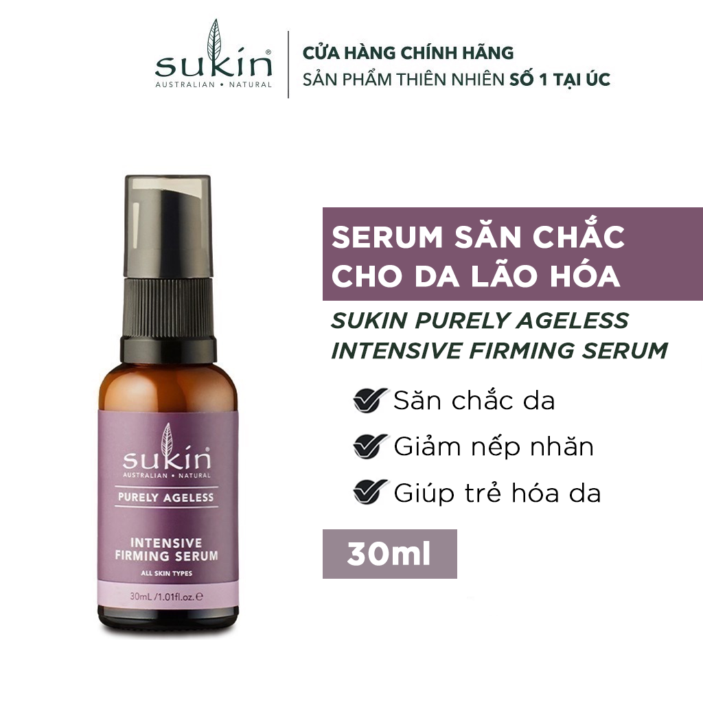 Tinh Chất Săn Chắc Da Ngăn Ngừa Lão Hóa Sukin Purely Ageless Intensive Firming Serum 30ml