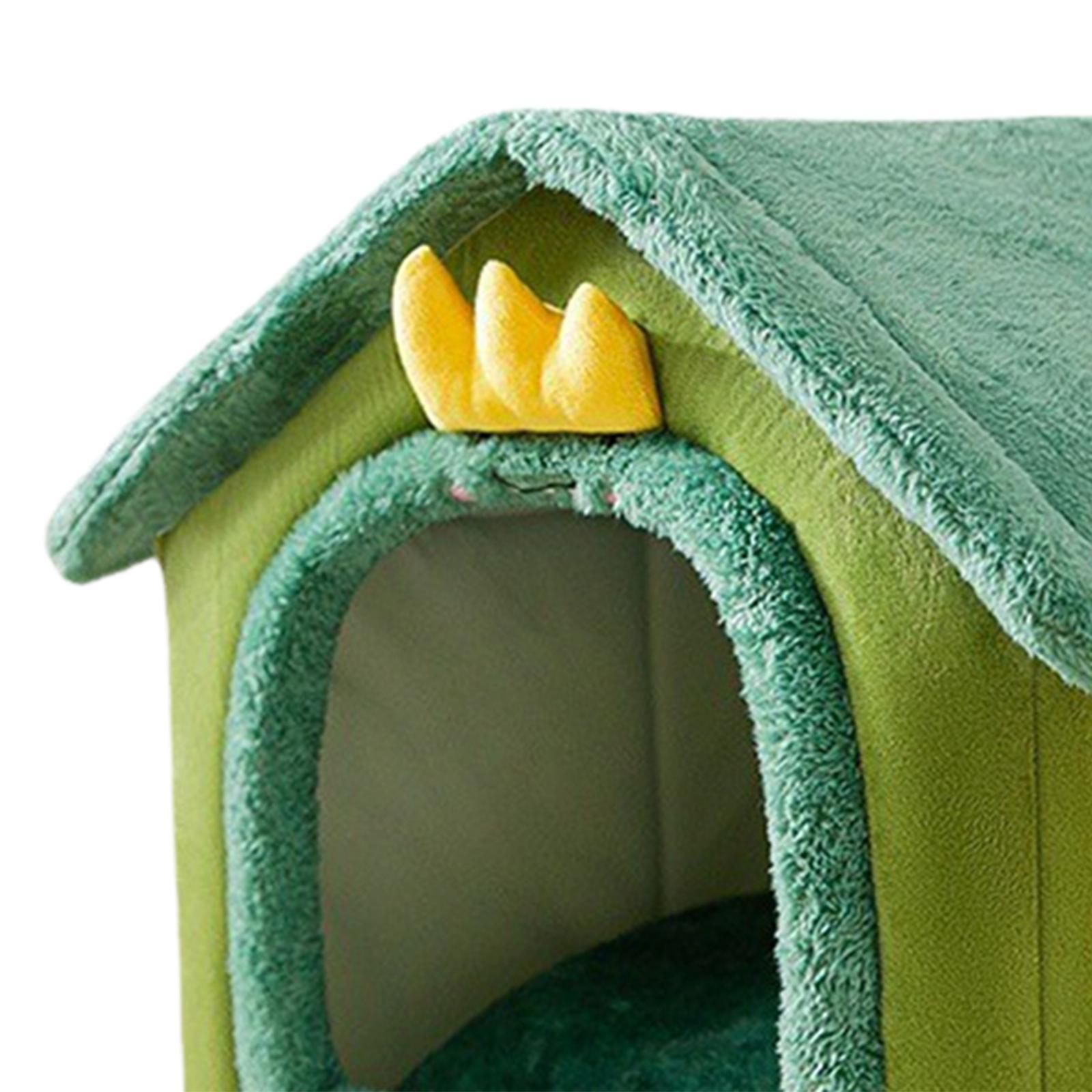 Cats Bed Sleeping House Cave Winter Non Slip Indoor Cats Kennel Washable
