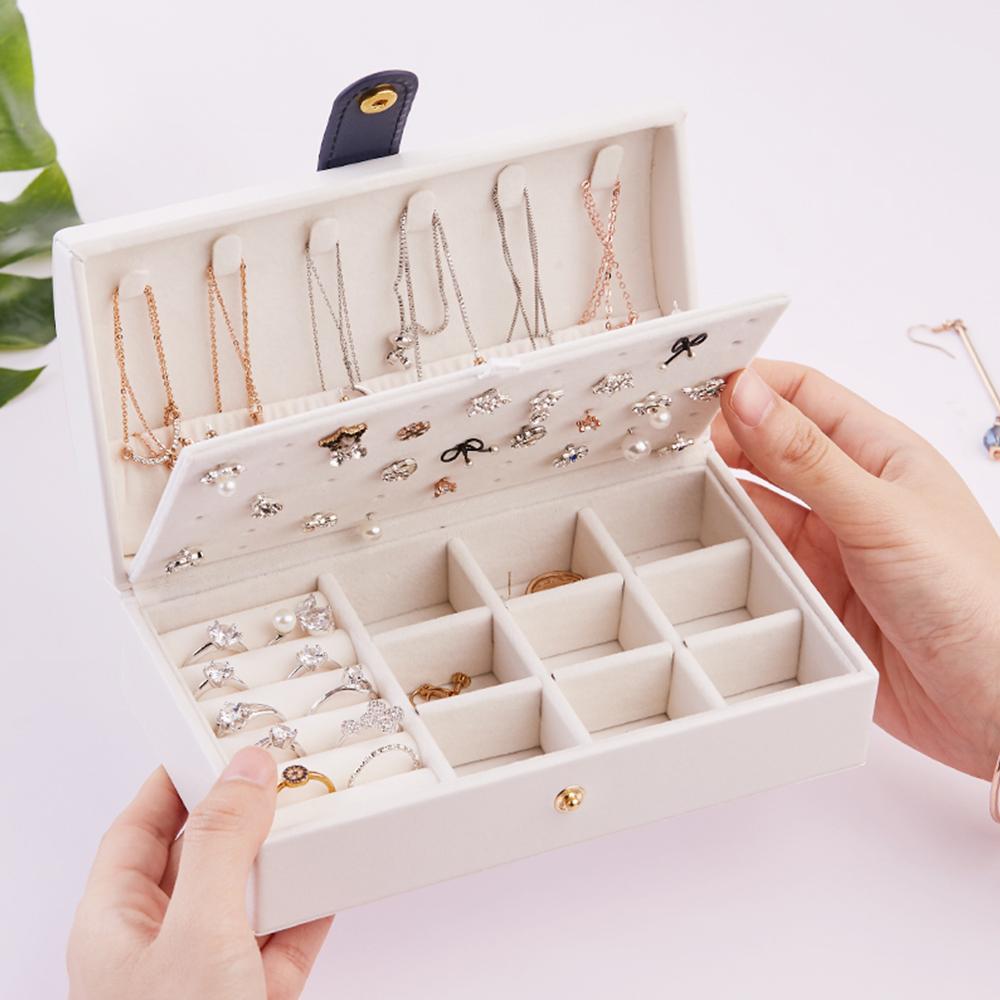 Hộp đựng trang sức bằng da cho nữ