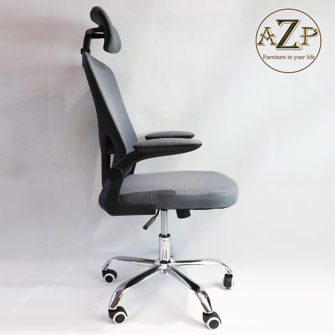 Siêu Phẩm Độc Quyền Ghế Thông Minh Dành cho Sếp, Ghế Giám Đốc, Ghế Văn Phòng AZP FURNITURE Ergonomic AZP-98332-NEW - Tay Cất Gọn 