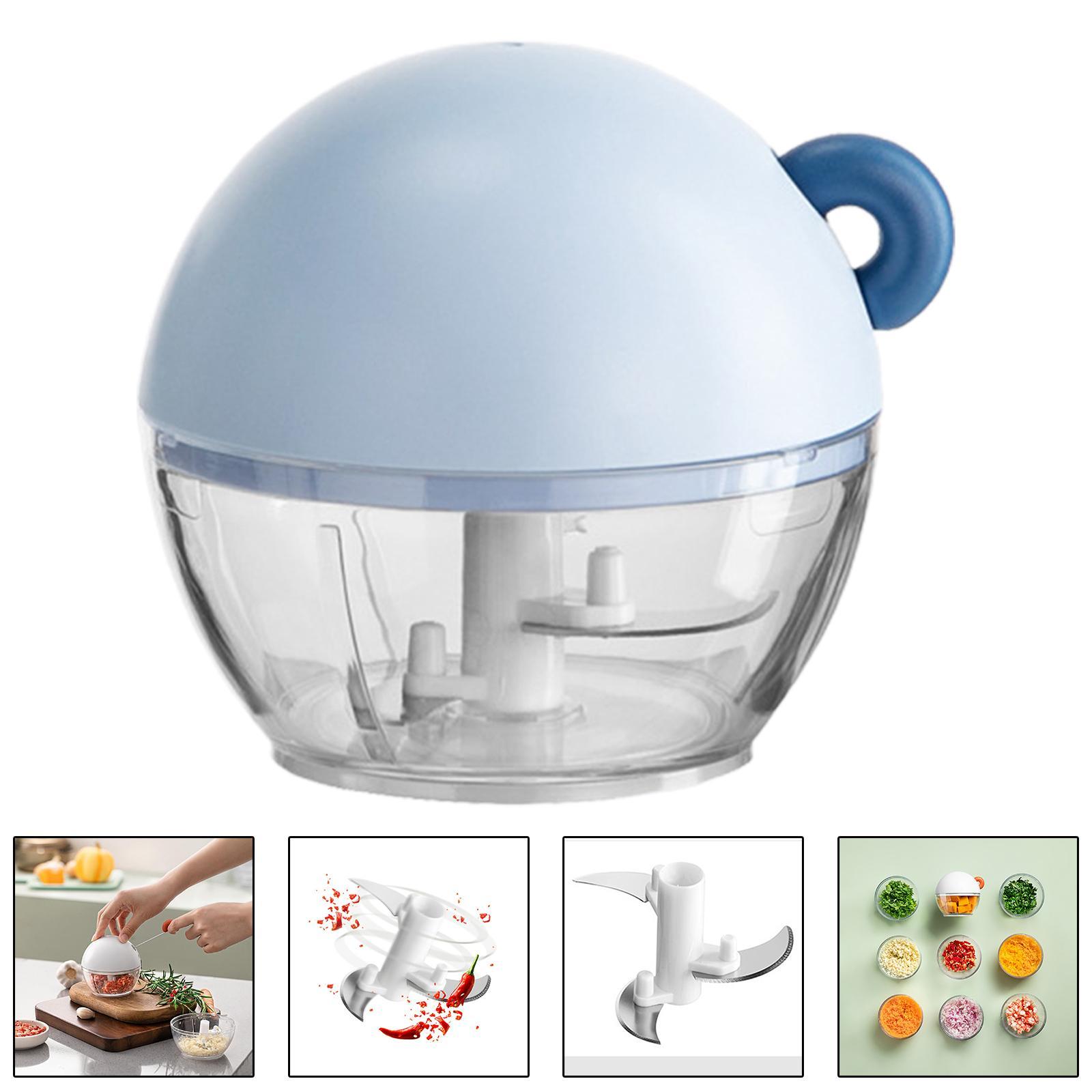 Garlic Chopper Portable Food Processor Blender for Food Meat Fruits