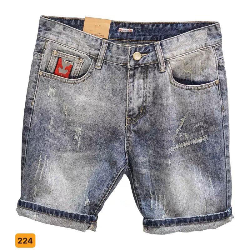 Quần short jean nam dáng ôm co giãn cao cấp - TCS224