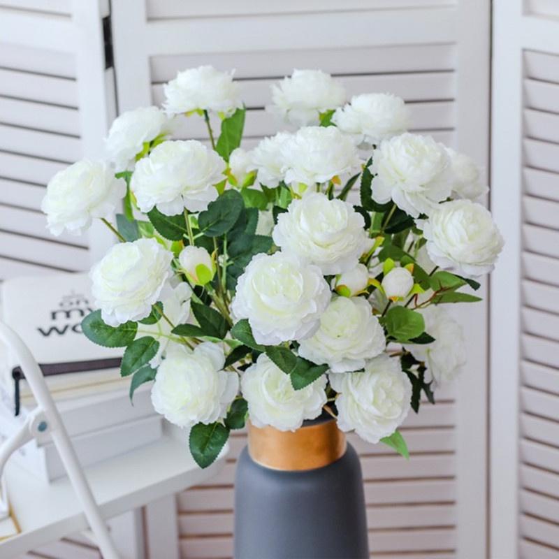 Hoa Giả - Hoa Hồng Lụa Châu Âu cao cấp trang trí decor nhà cửa, nội thất,cửa tiệm,