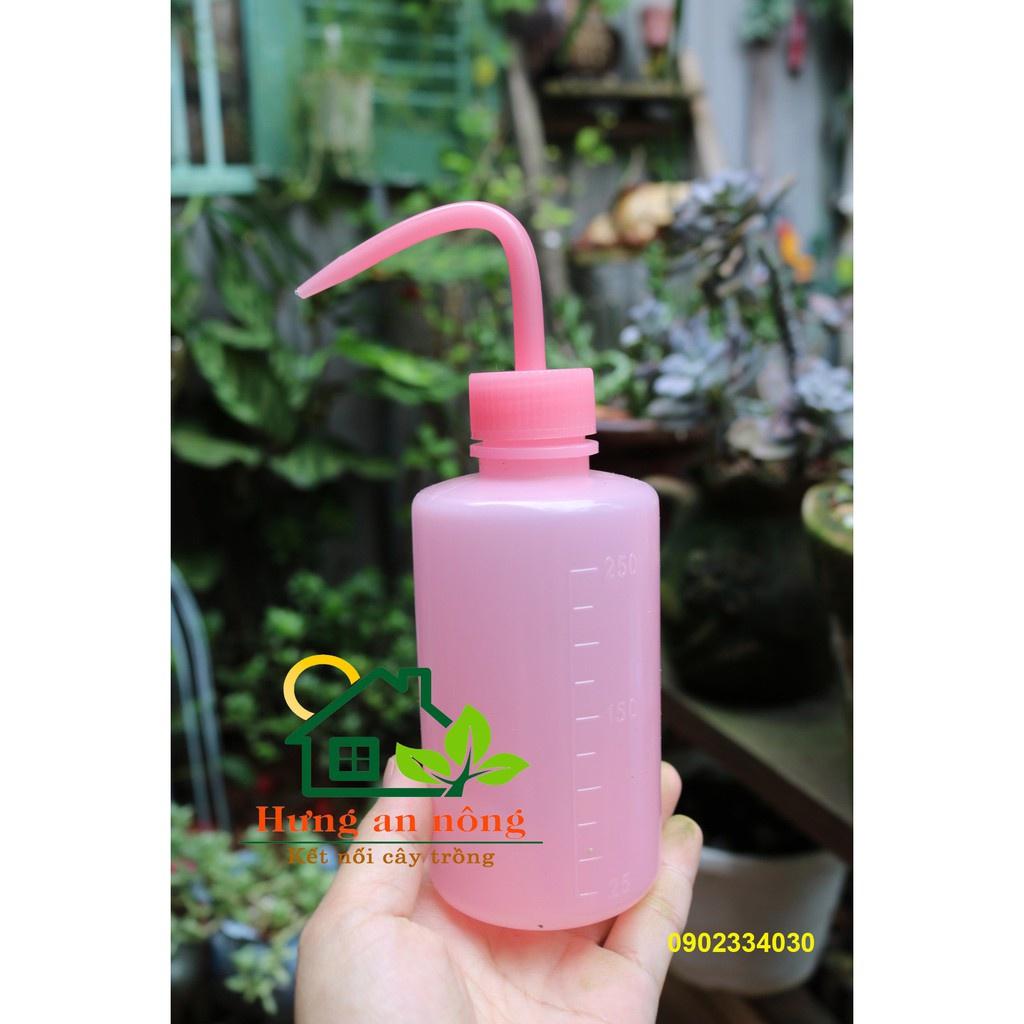 Bình vòi cong 250ml/500ml tưới sen đá xương rồng, cây để bàn văn phòng, bình châm dầu nhớt xe