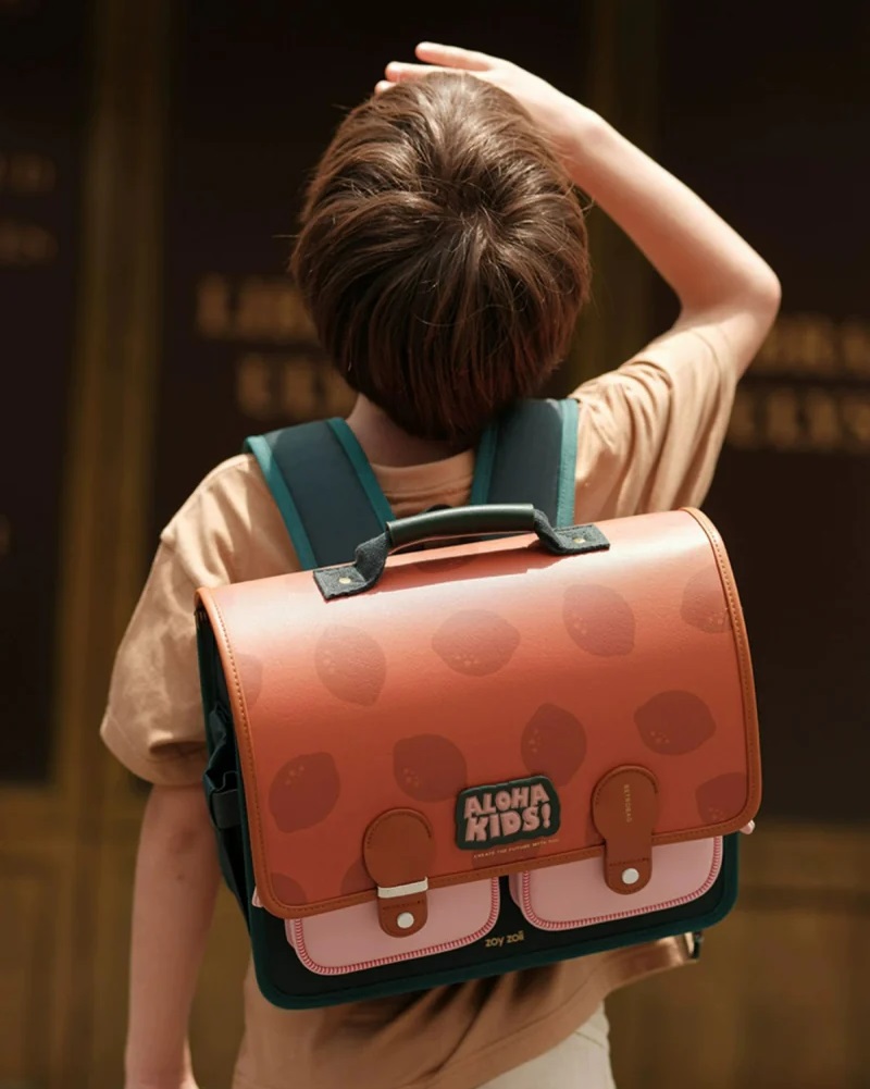 Balo chống gù Zoyzoii B66 Retro Series Backpack, cặp đi học cao cấp dành cho bé trai bé gái - Hàng chính hãng