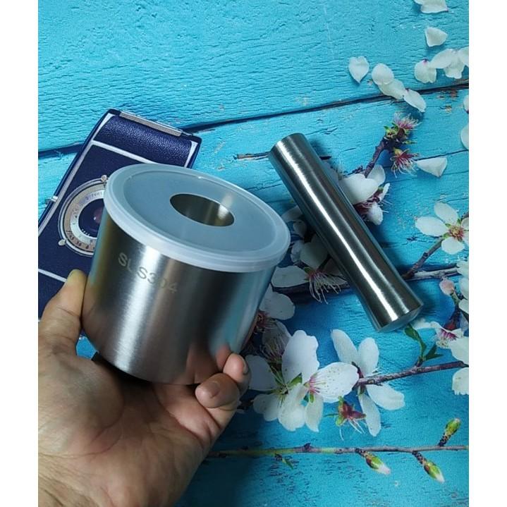 Bộ cối chày inox CAO CẤP 304 SIZE 9.7 X 9.2 CM