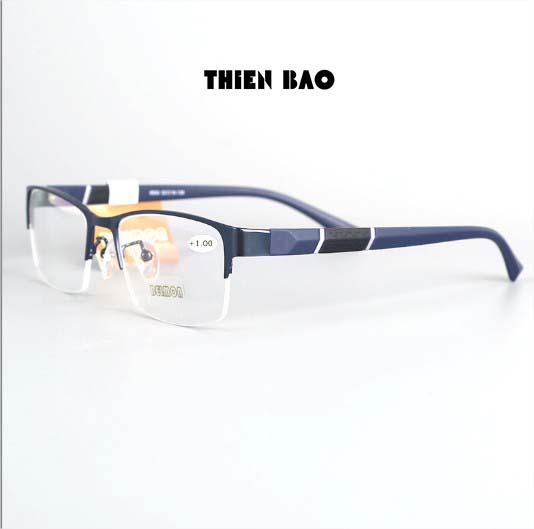 Kính lão thị viễn thị, trung niên Nam nữ xẻ cước kiểu dáng Thể thao Tròng Nhật chuẩn độ KVN677 hàng đẹp