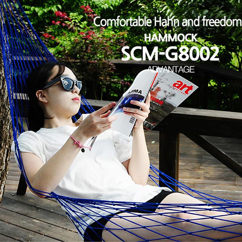 Di Động Nylon Lưới Võng Ngoài Trời Ngủ Du Lịch Cắm Trại Xanh Xanh Đỏ Treo Gấp Trượt Patin Ghế Xoay Nội Thất