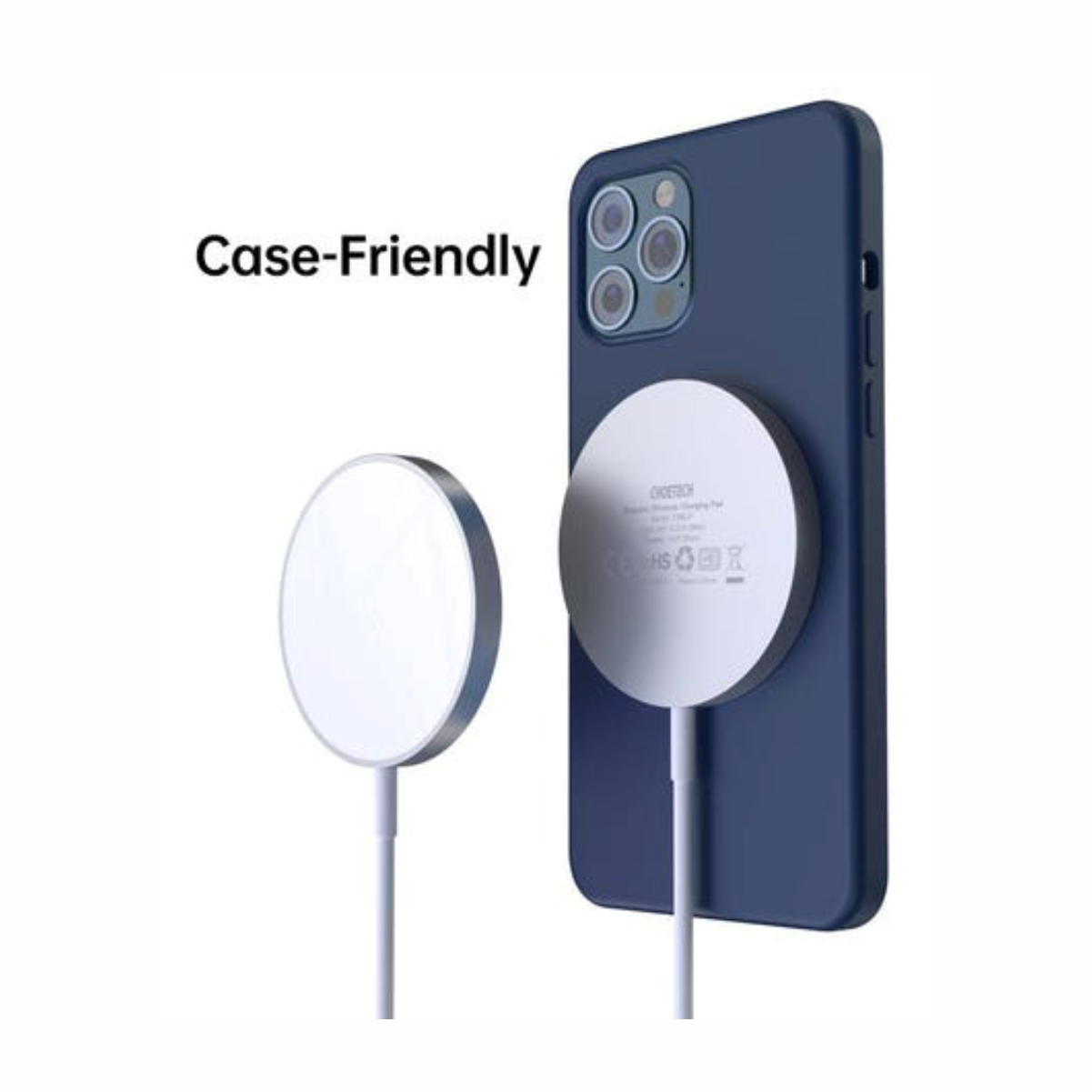 Combo Đế Sạc Không Dây Mag.Safe Nam Châm 15W CHOETECH T517 Và Củ Sạc Type C 20W PD5005 Dành Cho iPhone 12, iPhone 13, iPhone 14, iPhone 15 - Hàng Chính Hãng