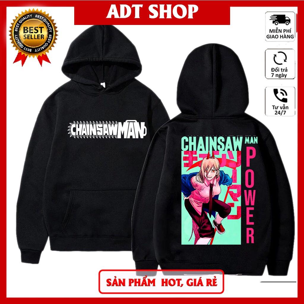 Bst Áo Hoodie in hình anime Chaisaw Man mẫu áo Makima ADT Shop độc đẹp