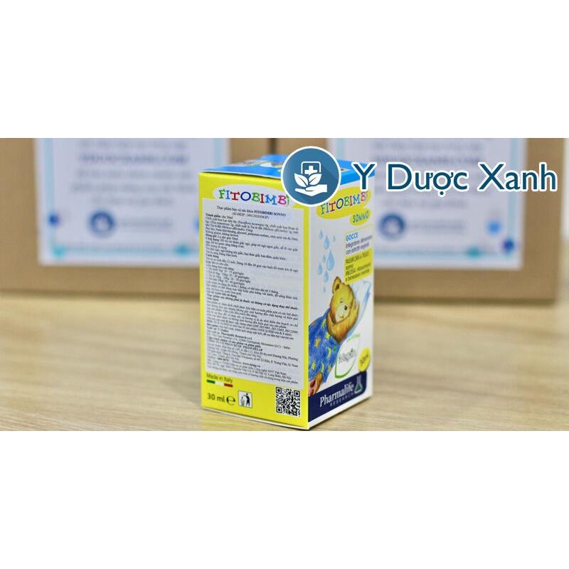 Phòng Khám, Nhà Thuốc - FITOBIMBI SONNO 30ml của Ý, Siro ngủ ngon cho bé - Y Dược Xanh