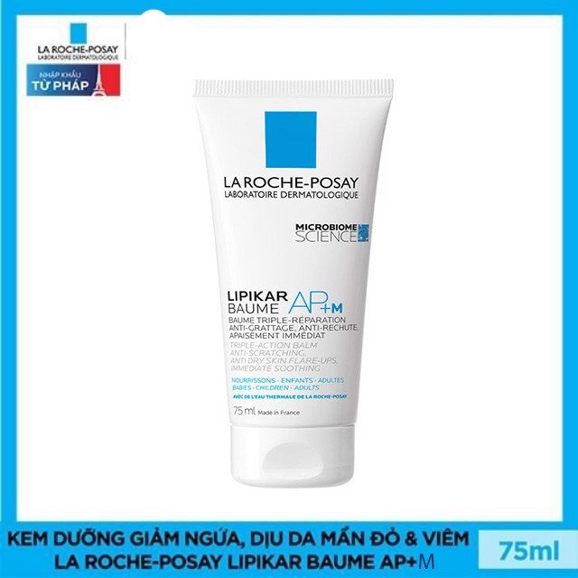 Kem Dưỡng Làm Dịu Dành Cho Da Bị Ngứa Mẩn Đỏ Và Bị Viêm Dùng Được Cho Trẻ Em Và Trẻ Sơ Sinh La Roche Posay Lipikar Baume AP+M