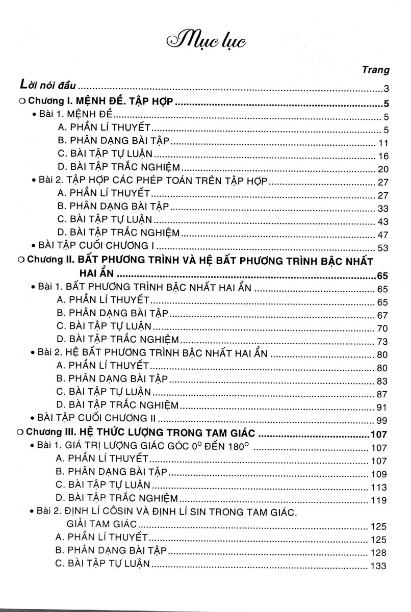 Sách Tham Khảo Toán 10 (Dùng Chung Cho Các Bộ SGK Hiện Hành) - HA
