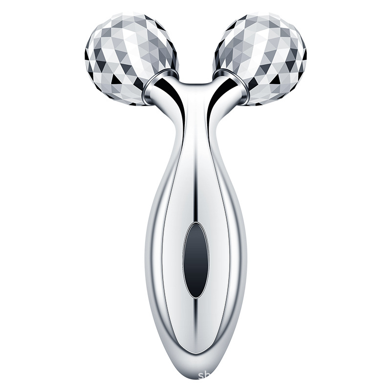 Cây Lăn Massage Mặt Thông Minh LILAHOME - Con Lăn Đôi 3D Xoay 360 Độ - Hàng Chính Hãng