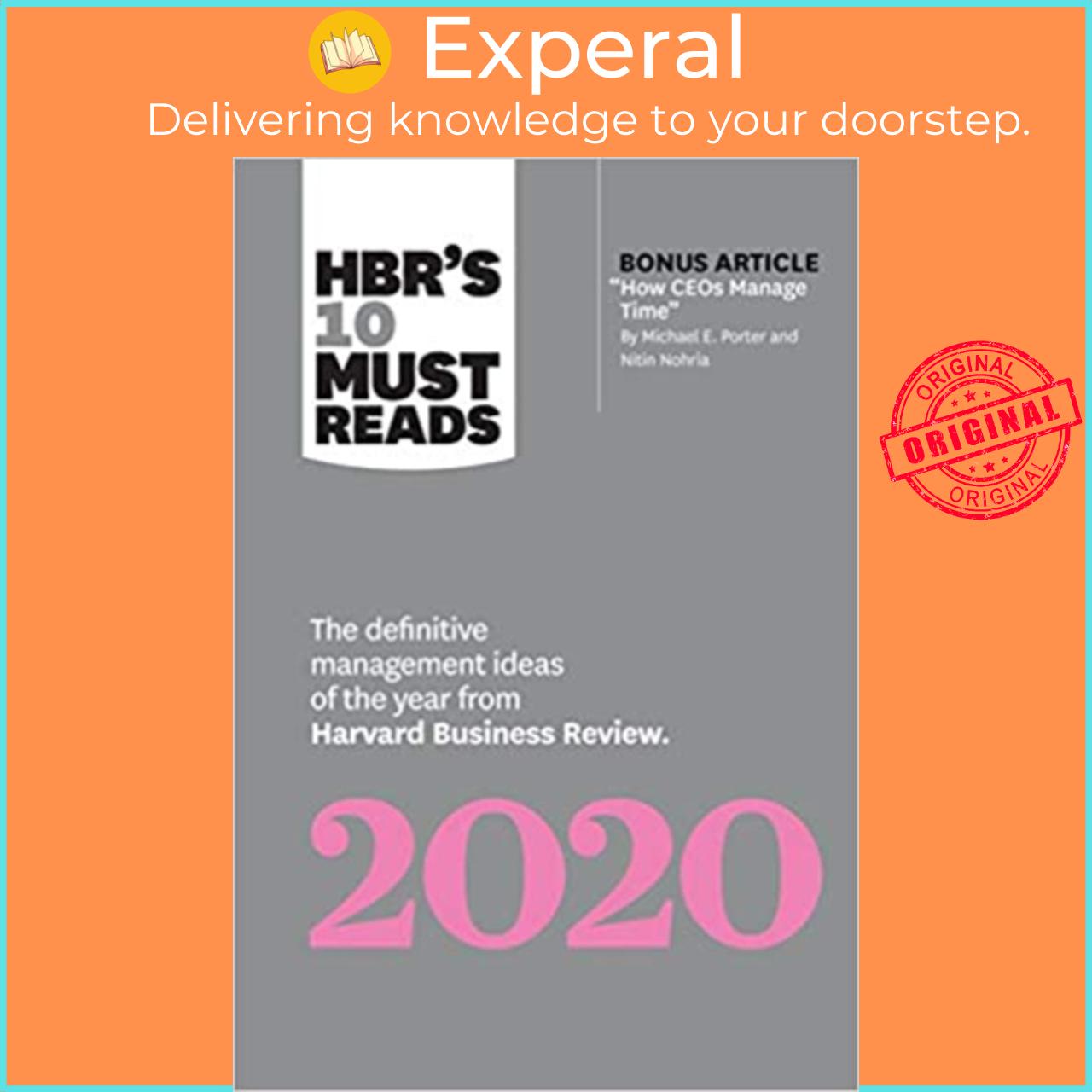 Sách - HBR's 10 Must Reads 2020 : The Definitive Management Ideas of by Harvard Business Review