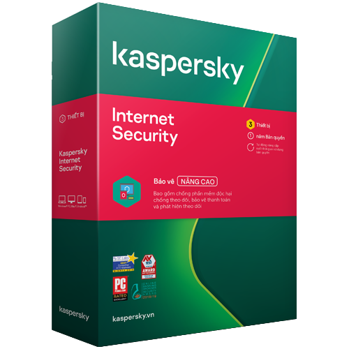 Kaspersky Internet Security Cho 3 Máy Tính - KIS3U - Hàng Chính Hãng