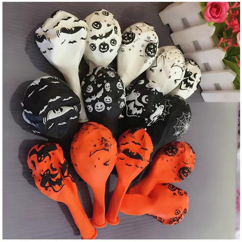 Bộ 10 Bong Bóng Trang Trí Tiệc Halloween, Giáng Sinh