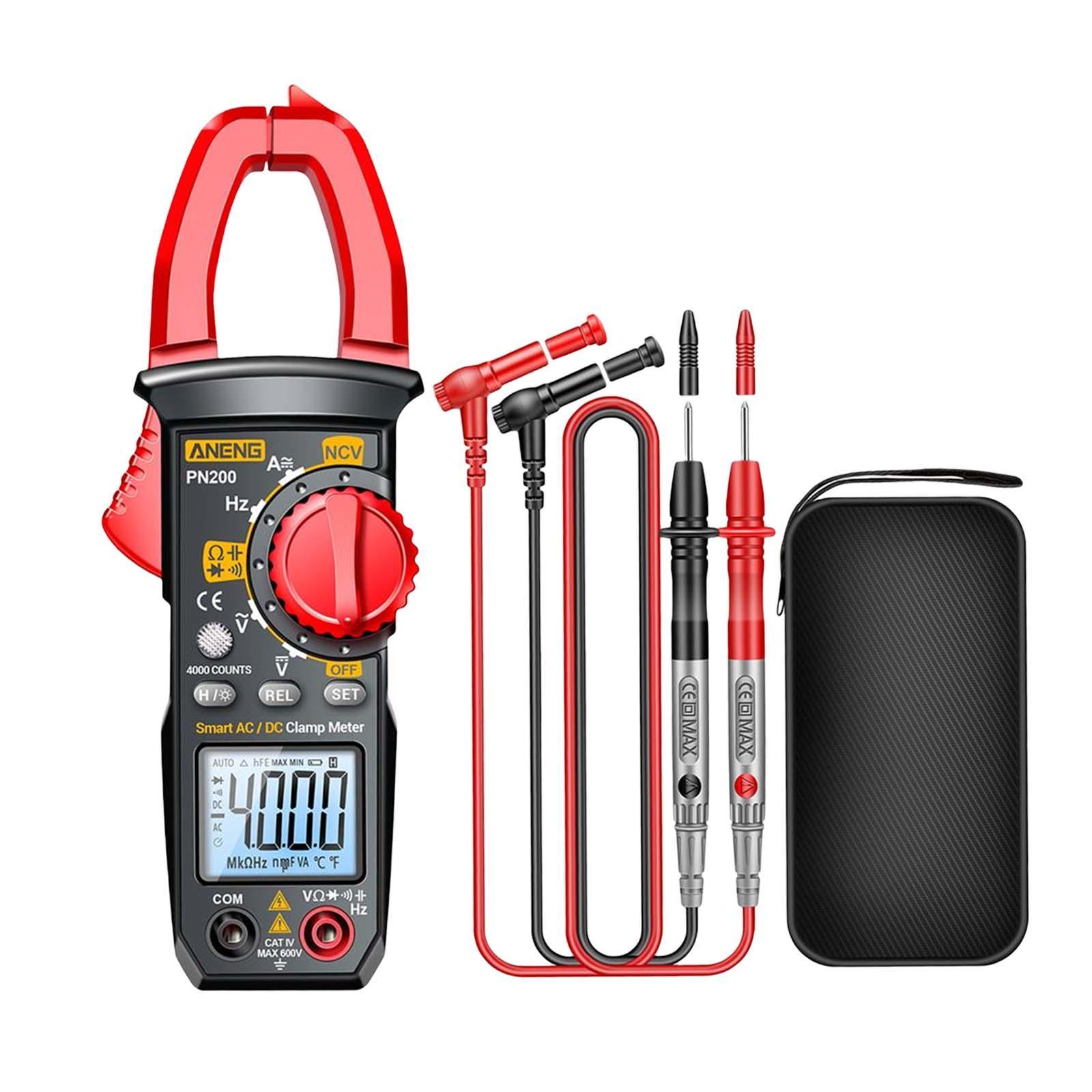 Digital Clamp Meter Accs Handheld Professional AC DC Universal Measures Tool Multimeter for Auto Voltage Resistance Electrician Current
