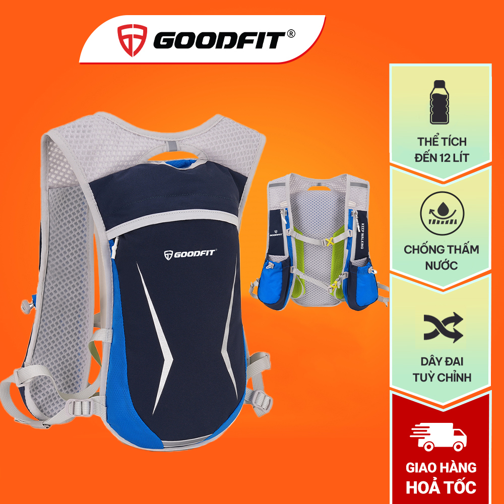 Vest nước, balo chạy bộ, đạp xe, leo núi dã ngoại thể thao Goodfit GF303RV