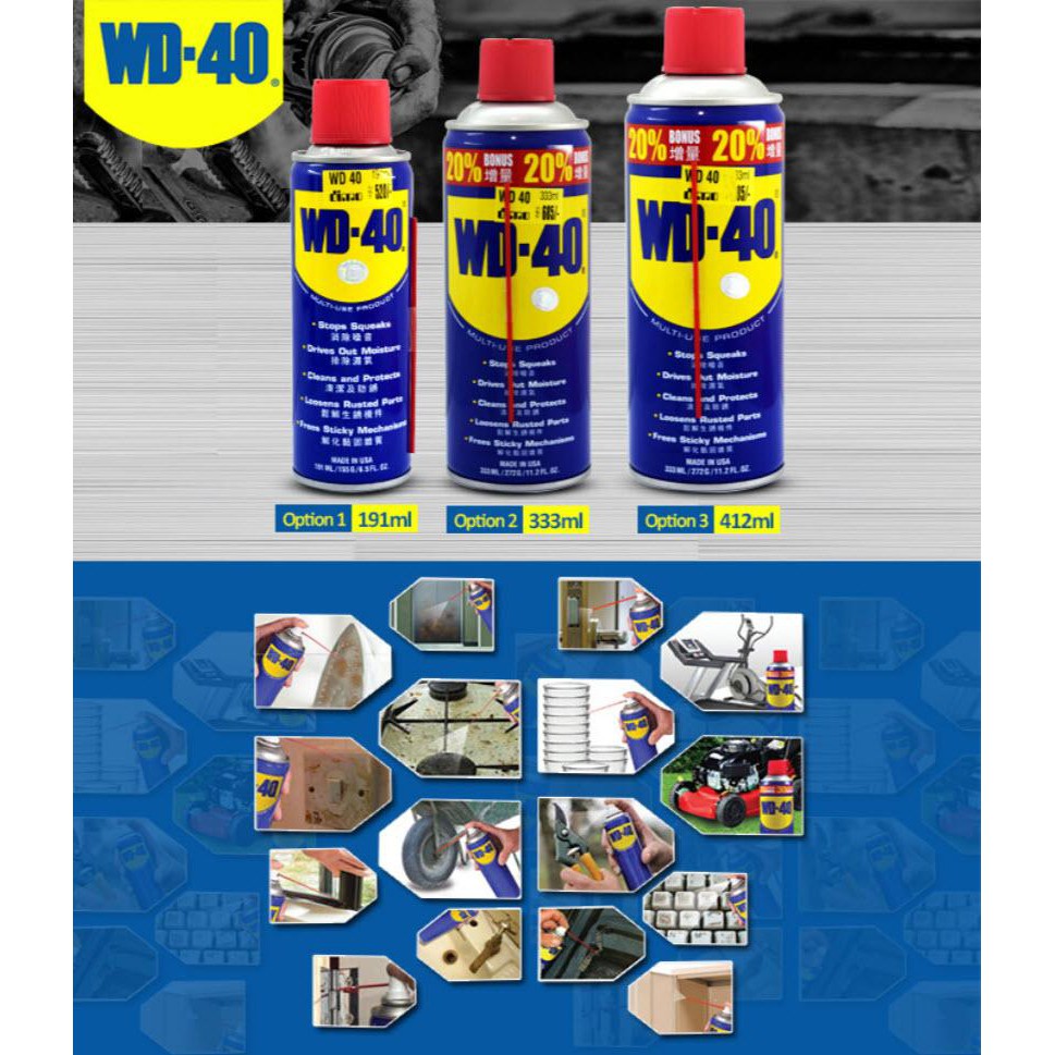 Chai Xịt Chống Rỉ, Chống Ẩm Bảo Dưỡng WD-40