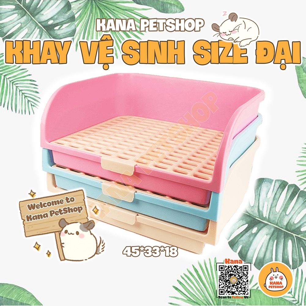 Khay Vệ Sinh Cho Thỏ Khay Vệ Sinh Chuột Lang Size Đại Cho Thỏ, Bọ ....