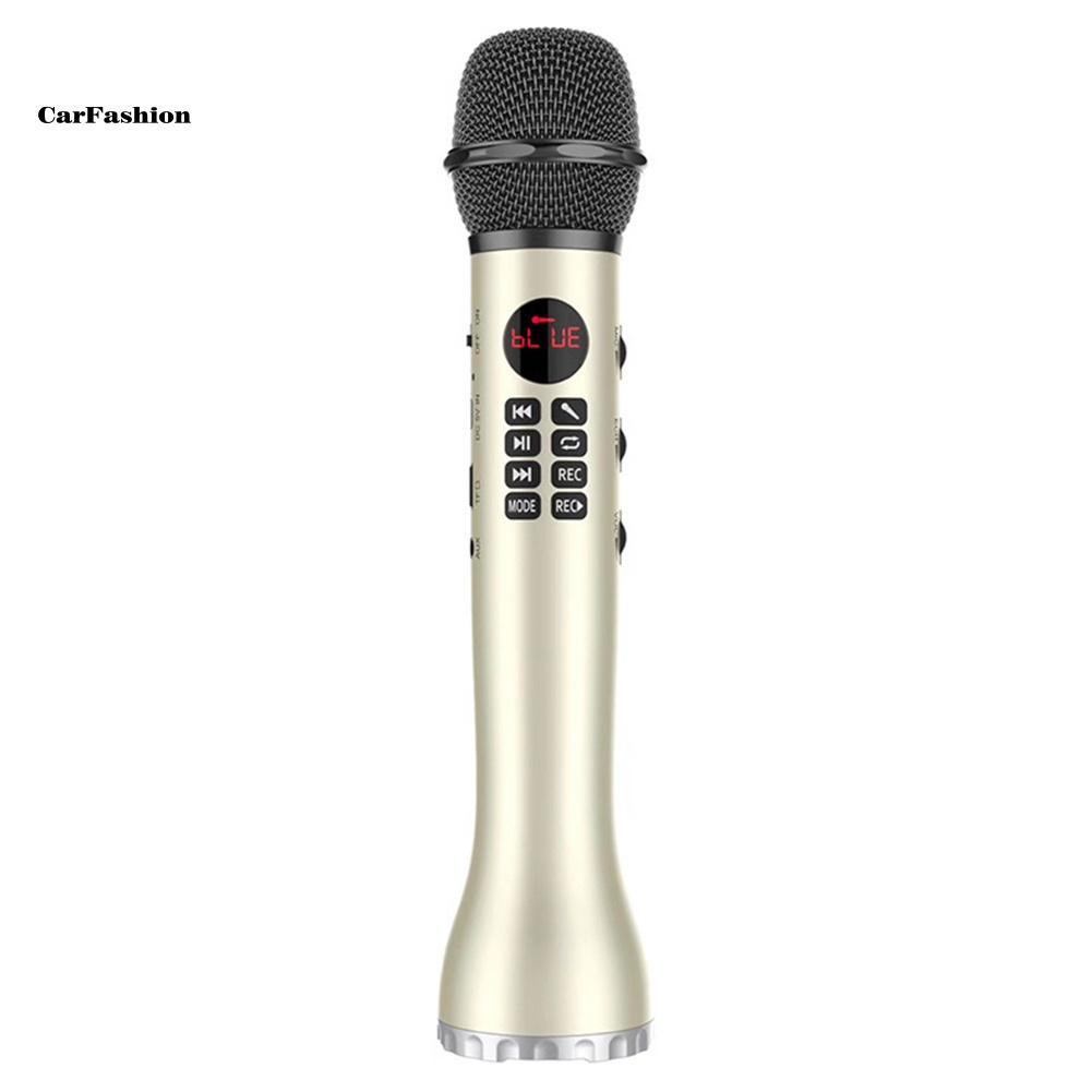 Micro hát karaoke cầm tay không dây kết nối Bluetooth 3 trong 1