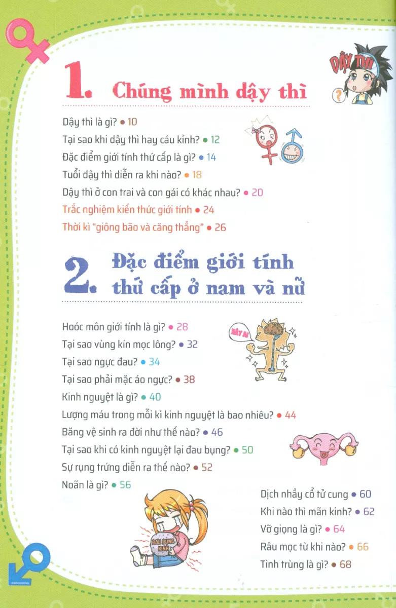 Quiz! Khoa học kì thú – Dậy thì - Giới tính