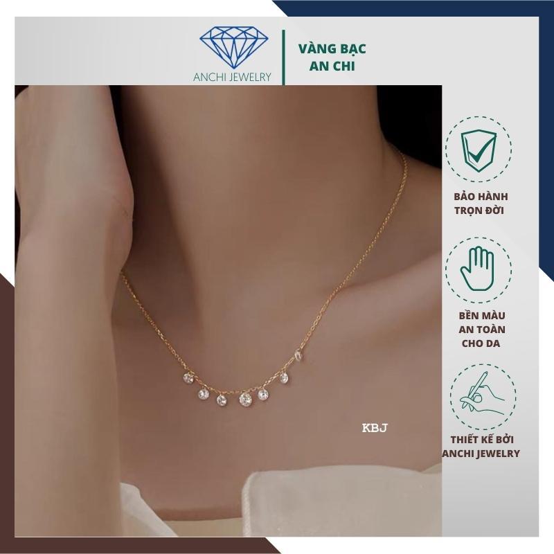 Dây chuyền bạc trẻ trung đeo cực nổi,An chi jewelry