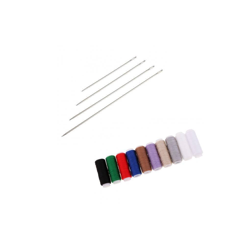 4 Assorted Sizes Hand Sewing Needles For Easy Threading Darning Binding Bank Voucher