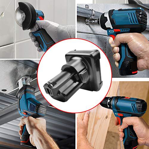 BAT420 12V 6.0Ah Li-ion Pin Thay Thế cho Bosch BAT411 BAT412 BAT413 BAT414 10.8-Volt Max Dụng Cụ Điện Không Dây Màu Sắc: 2 Gói 6000mAh