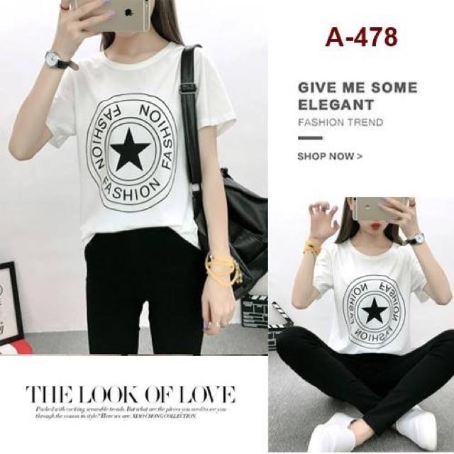 Áo thun chữ fashion có bigsize
