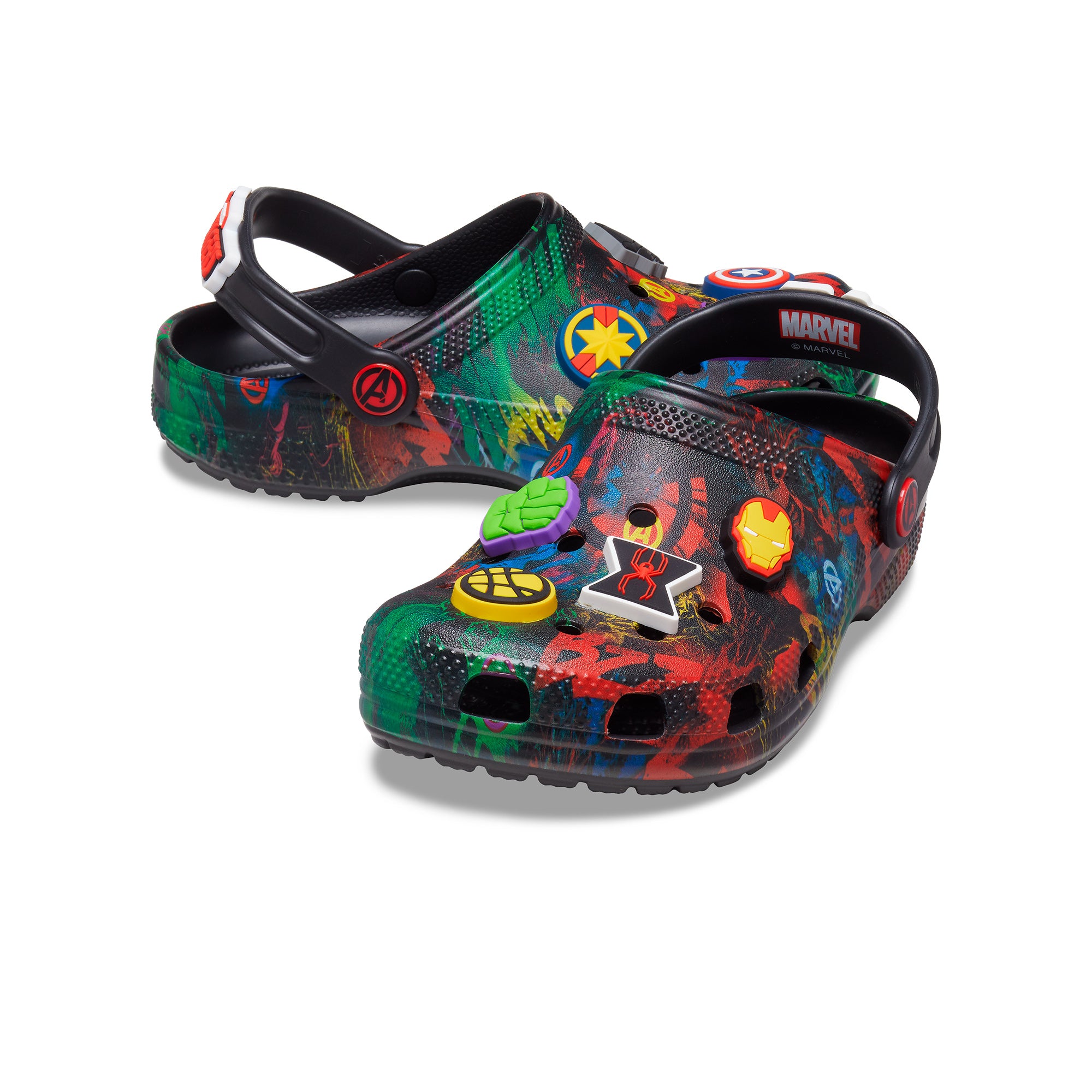 Giày lười clog trẻ em Crocs DISNEY Funlab Classic - Marvel Avengers - 207721-001