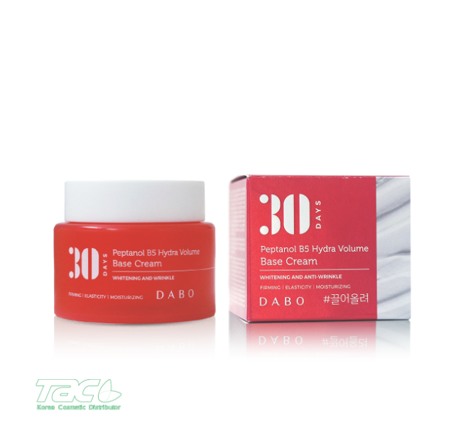 Kem dưỡng B5 dưỡng trắng, chống nhăn, nâng cơ, dưỡng ẩm tăng đàn hồi cho da - DABO Peptanol B5 Hydra Volume Base Cream 100ml